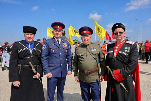 Казаки трех войск собрались на месте первого полководческого подвига Матвея Платова