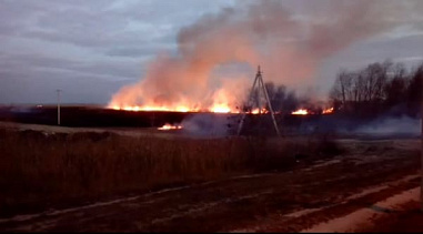 И снова пожар под Батайском
