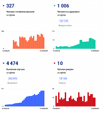 Коронавирус в Ростовской области: статистика на 13 февраля