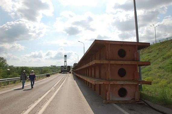 На М-4 «Дон» строят временный мост из металлоконструкций Крымского моста