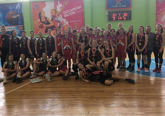 Баскетболистки ростовской ДЮСШ №7 победили в областных состязаниях