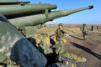 В Ростовской области артиллеристы провели учения