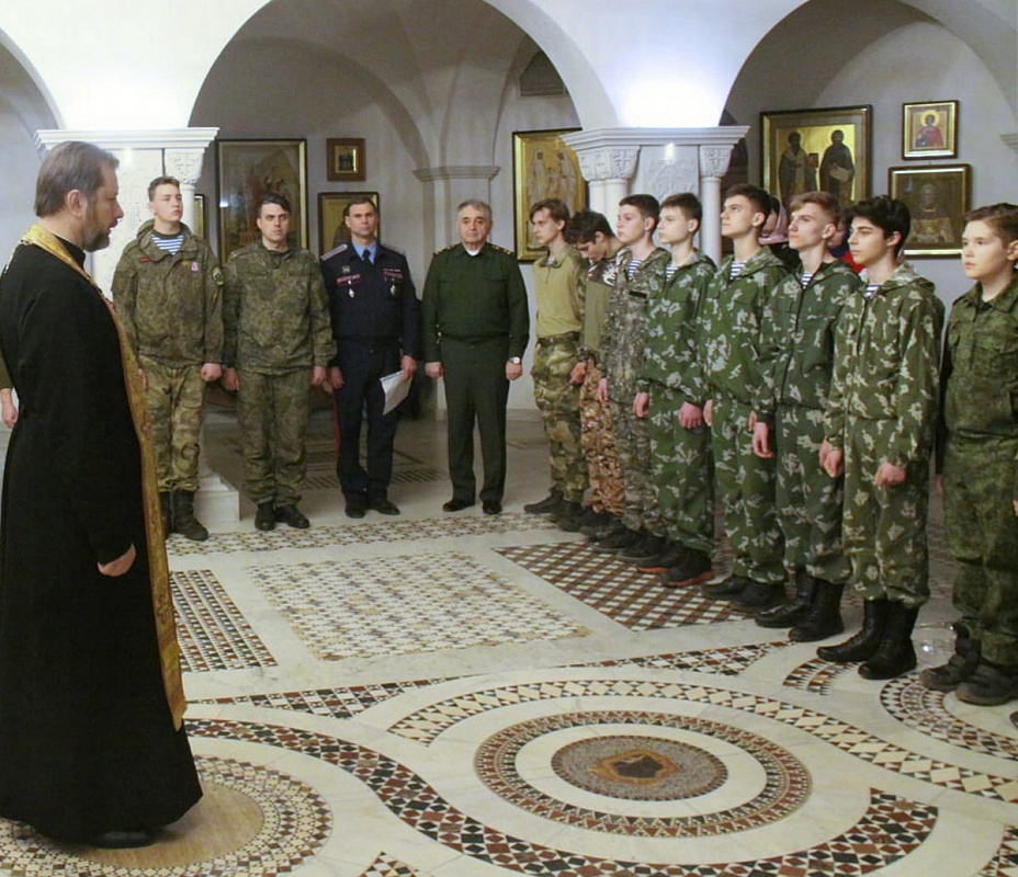 В ростовском храме состоялся урок мужества, посвященный спецназу