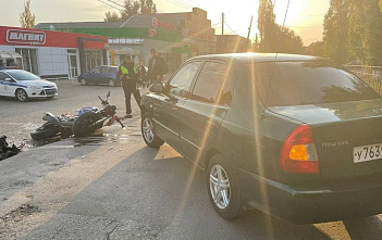 В Каменске-Шахтинском сбили несовершеннолетнего мотоциклиста