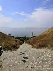 Спуск-подъем к маяку – главное испытание парка