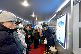 Пропагандистский эшелон Министерства обороны работал на вокзале Ростова-на-Дону