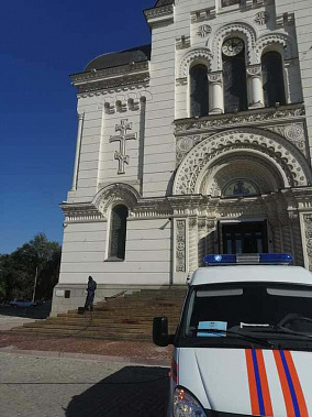 Новочеркасский собор продезинфицировали накануне Покровов