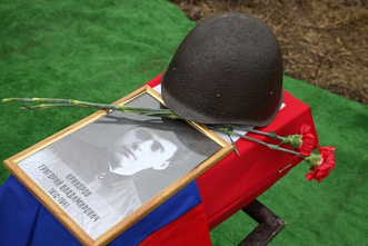 Погибшего 80 лет назад бойца Красной Армии перезахоронили на донской земле