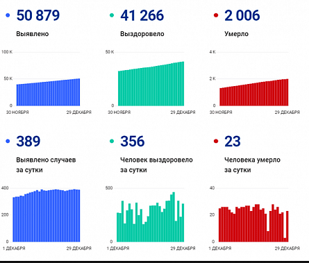 Коронавирус в Ростовской области: статистика на 29 декабря