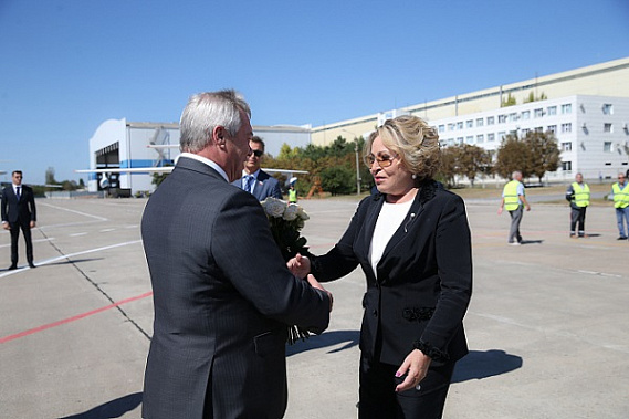 Встреча в таганрогском аэропорту 