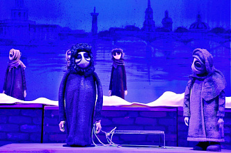 Сцена из спектакля «Говорит Ленинград».