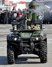 По Ростовской области прошел марш-бросок десантников