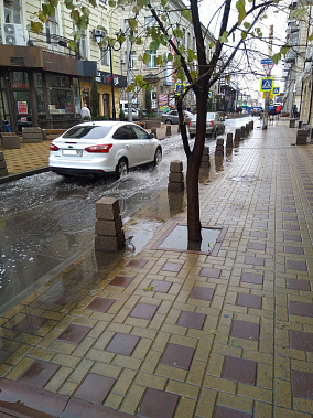 Ростов, лужи, дороги, ремонт дорог