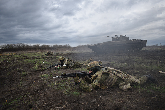 Действовали под огневым прикрытием БМП-2 и БПЛА