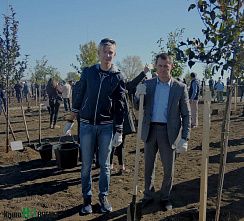 Заложили Сад Победы 