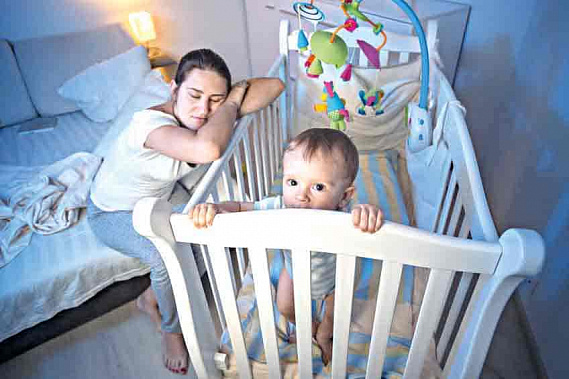 И здоровые младенцы не дадут родителям поспать