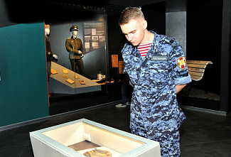 Донские росгвардейцы первыми приняли присягу на территории народного музея «Самбекские высоты»