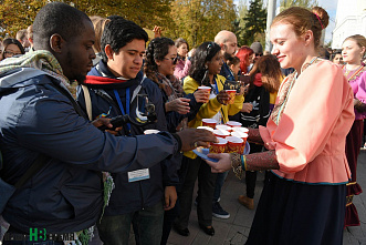 Клены на аллее Дружбы