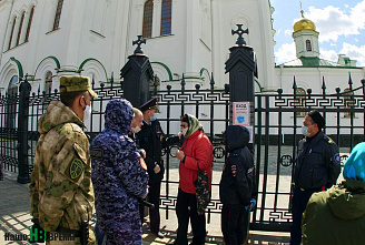 Богослужение и освящение верб в Ростове прошли в особом режиме