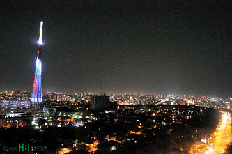 Новое освещение старой телебашни