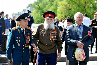 В преддверии Дня Победы. 