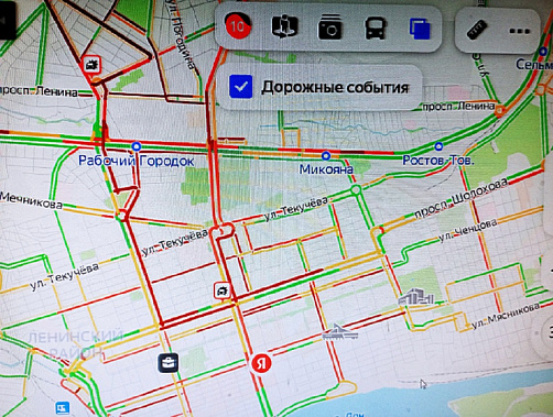 В Ростове – транспортный коллапс