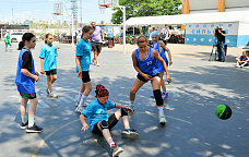 На площадках Гребного канала «Дон» прошли матчи пятого суперфинала детской Уличной баскетбольной лиги