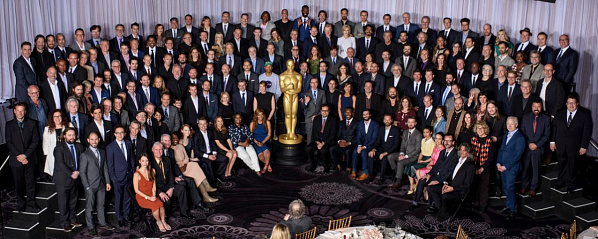 Завтрак номинантов на кинопремию «Оскар». Фото Hollywood Reporter.