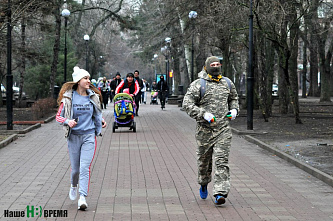 1 января в Ростове прошел традиционный легкоатлетический забег