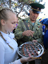 Юные ростовчане получили право носить береты кремлевского полка