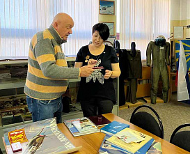 Делегация ассоциации ветеранов авиаполка «Нормандия-Неман» посетила миллеровский лицей