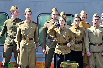 Поезд «Победа» прибыл в Ростов