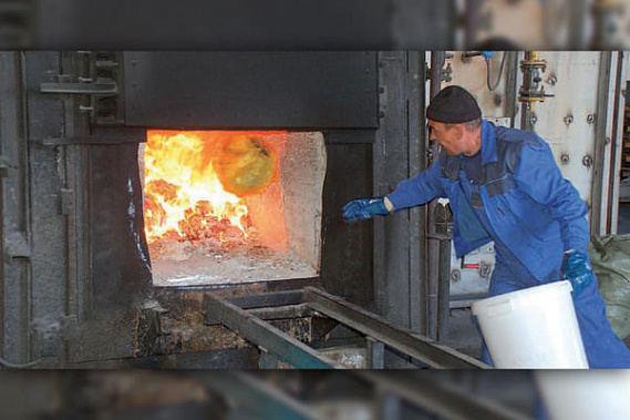 На Дону в крематории сожгли 300 килограмм брынзы и сотни яиц