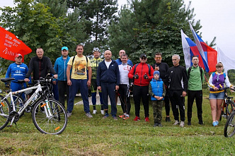 В Орловском районе - велопробег "Дорога Победы" продолжается