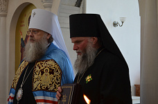 В Азовском районе освящен храм Александра Невского