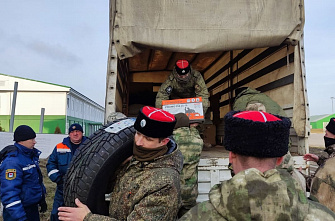 На Дону мобилизованным «баклановцам» передали очередную партию амуниции и инструментов