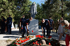 В Зернограде простились с четырьмя красноармейцами