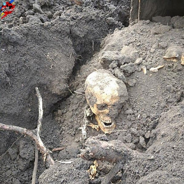 В Зернограде при прокладке кабеля нашли человеческие кости
