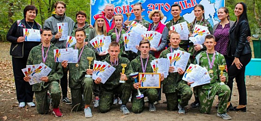 В Константиновске прошла ежегодная военно-спортивная игра «Орленок»