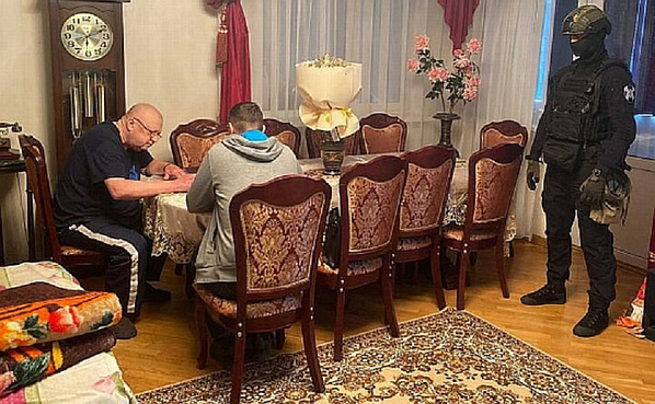 Момент задержания Г. Урбана в апреле 2024 года. Источник фото: телеграмм-каналы.