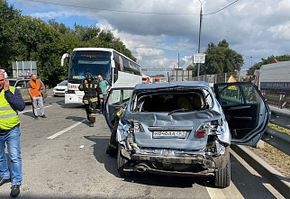 Под Ростовом в ДТП попал автобус с детьми, ехавшими на соревнования