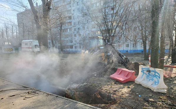 Из-за порыва на теплотрассе в Ростове в части Западного батареи стали прохладней