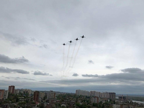 Сверхзвуковые бомбардировщики маневрировали в ростовском небе