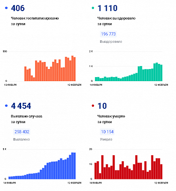 Коронавирус в Ростовской области: статистика на 12 февраля
