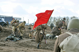 На Самбекских высотах прошла реконструкция боев