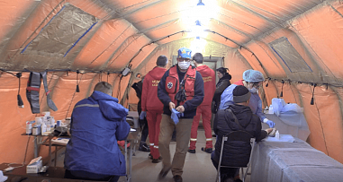 В Неклиновском районе развернули мобильную приемную Центра медицины катастроф