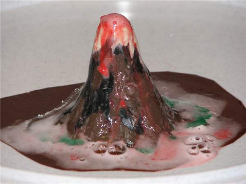 Сделать вулкан своими руками 