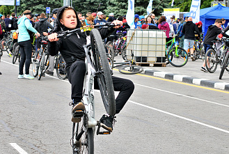 Вчера в Ростове прошел традиционный велосипедный пробег
