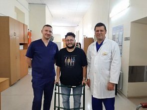 В клинике РостГМУ пациенту вдвое сократили срок послеоперационной реабилитации