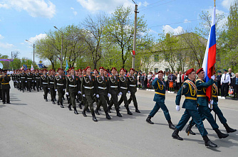 Митинг и парад в Гуково